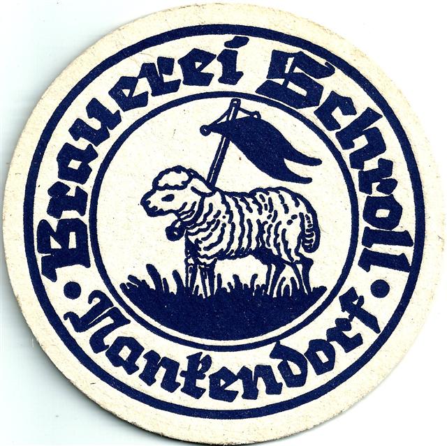 waischenfeld bt-by schroll 1a (rund215-schaf mit flagge-blau) 